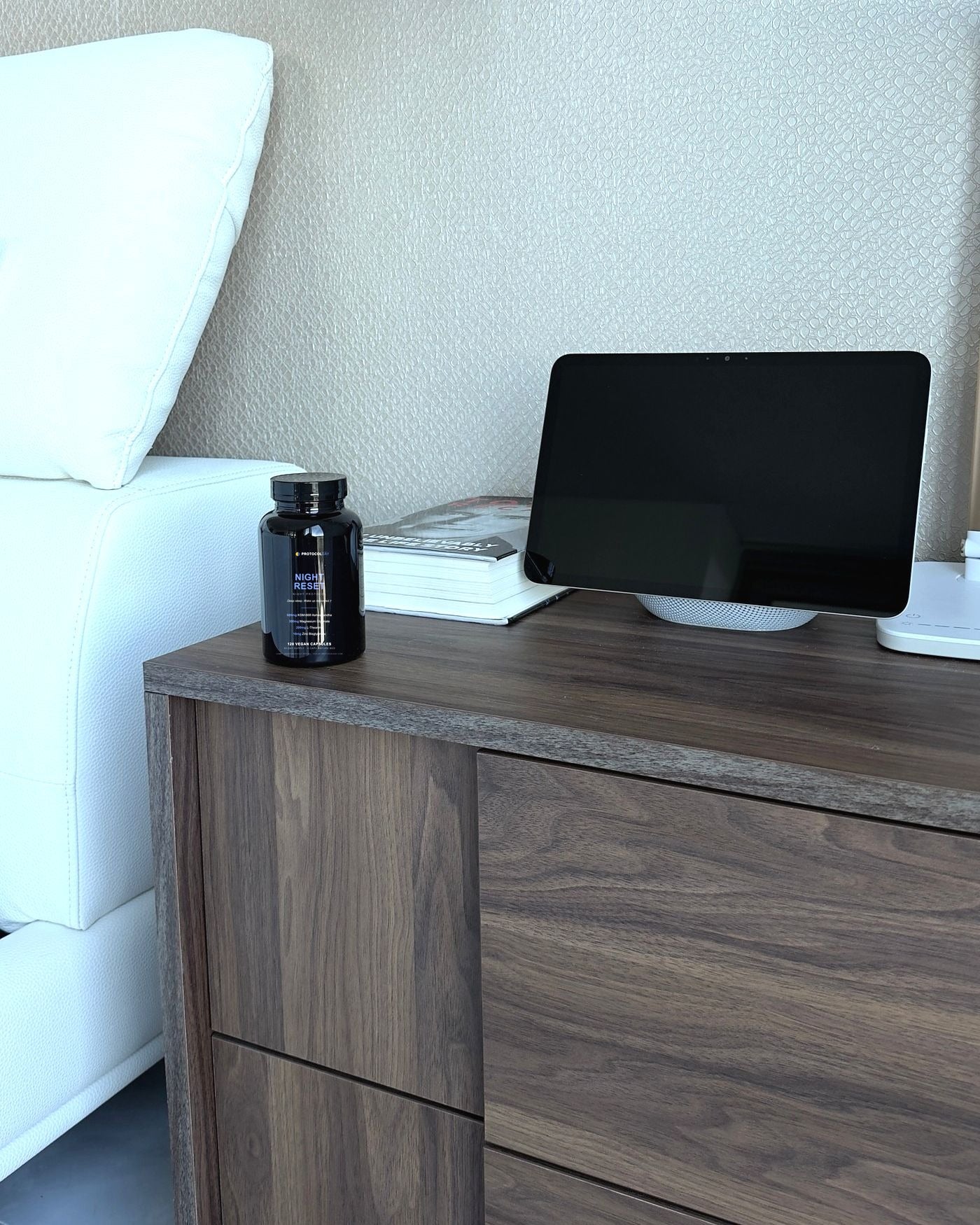 Night Reset on the nightstand