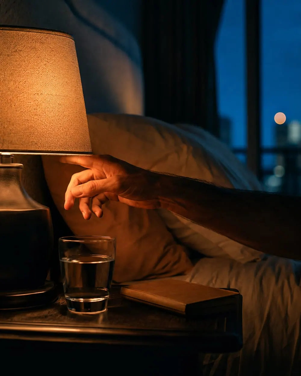 Lights out. Mind still on.