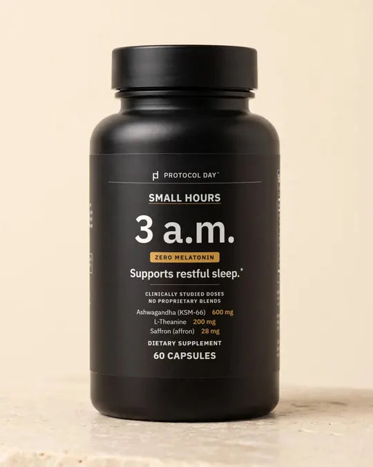 Small Hours bottle, 60 capsules