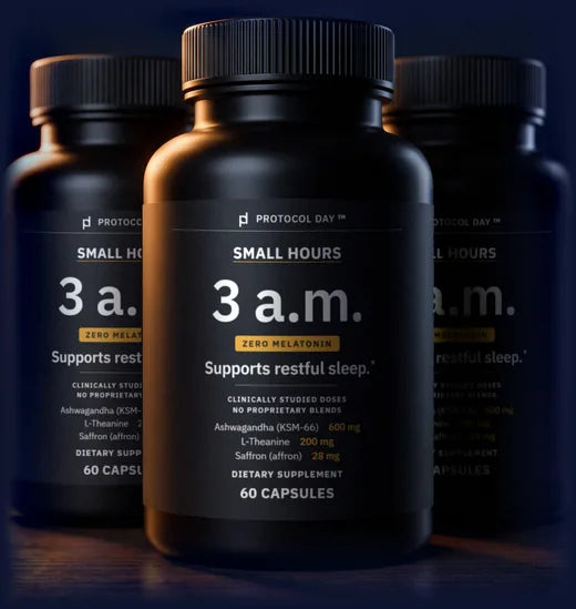 Three bottles of Small Hours